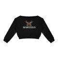 Martello Cheetah Women's Off-Shoulder Sweatshirt