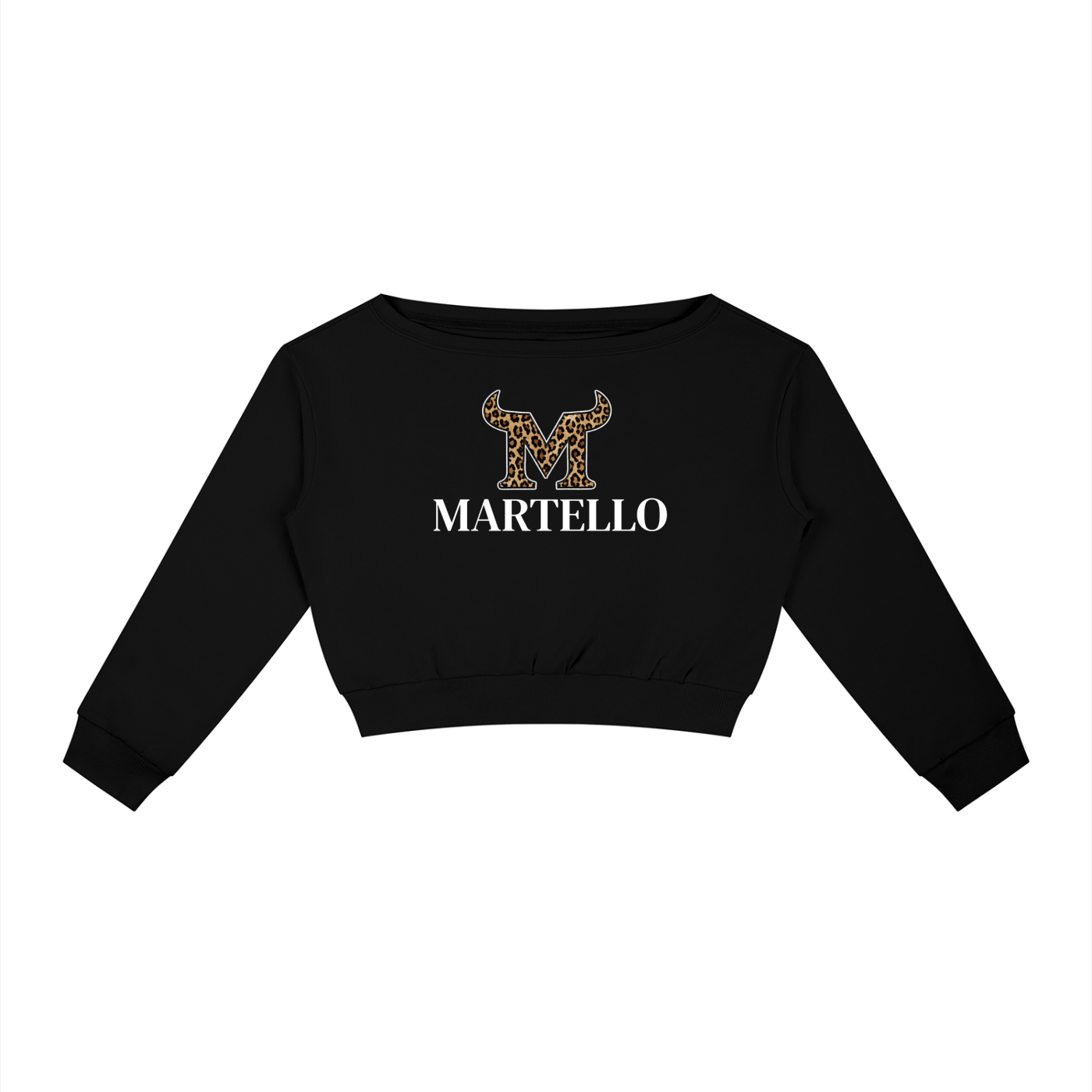 Martello Cheetah Women's Off-Shoulder Sweatshirt