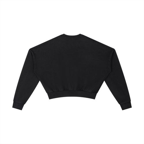 Martello Cheetah Cropped Sweatshirt