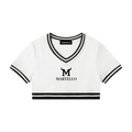 Women's Stripe Martello Crop Top