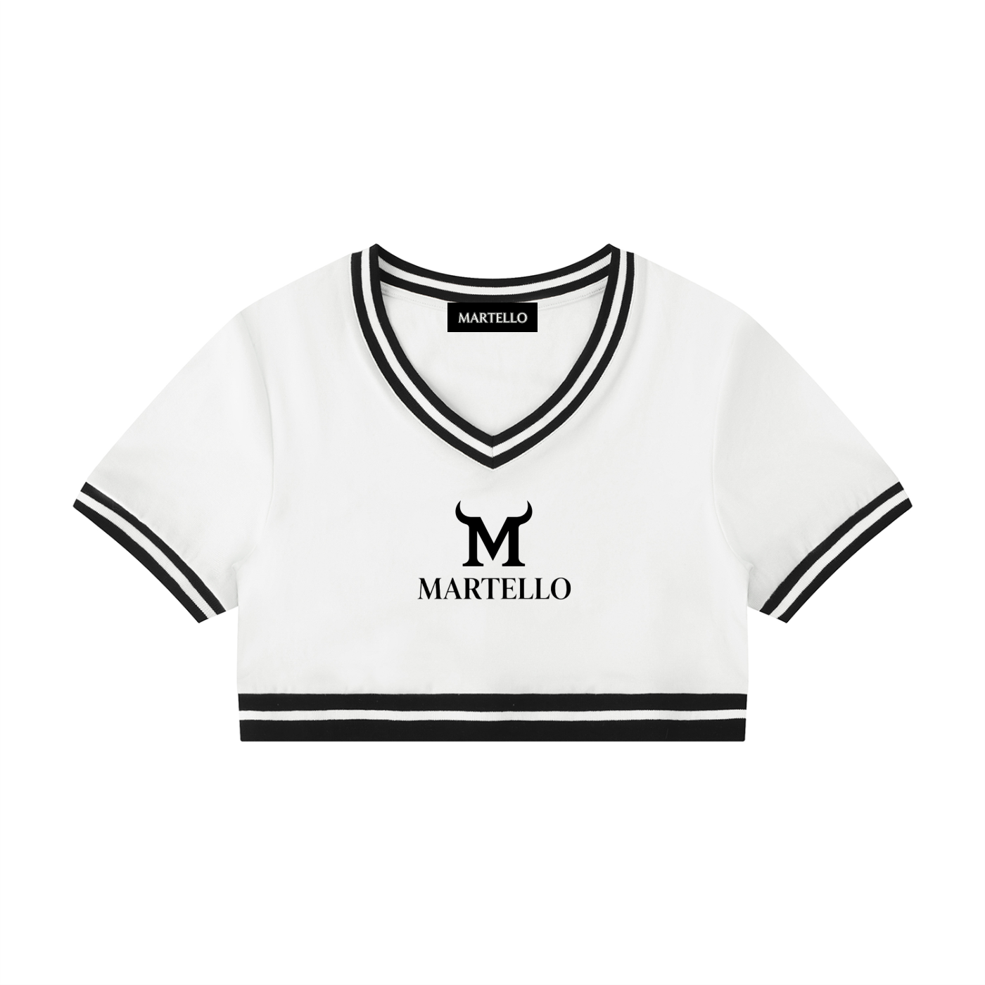 Women's Stripe Martello Crop Top
