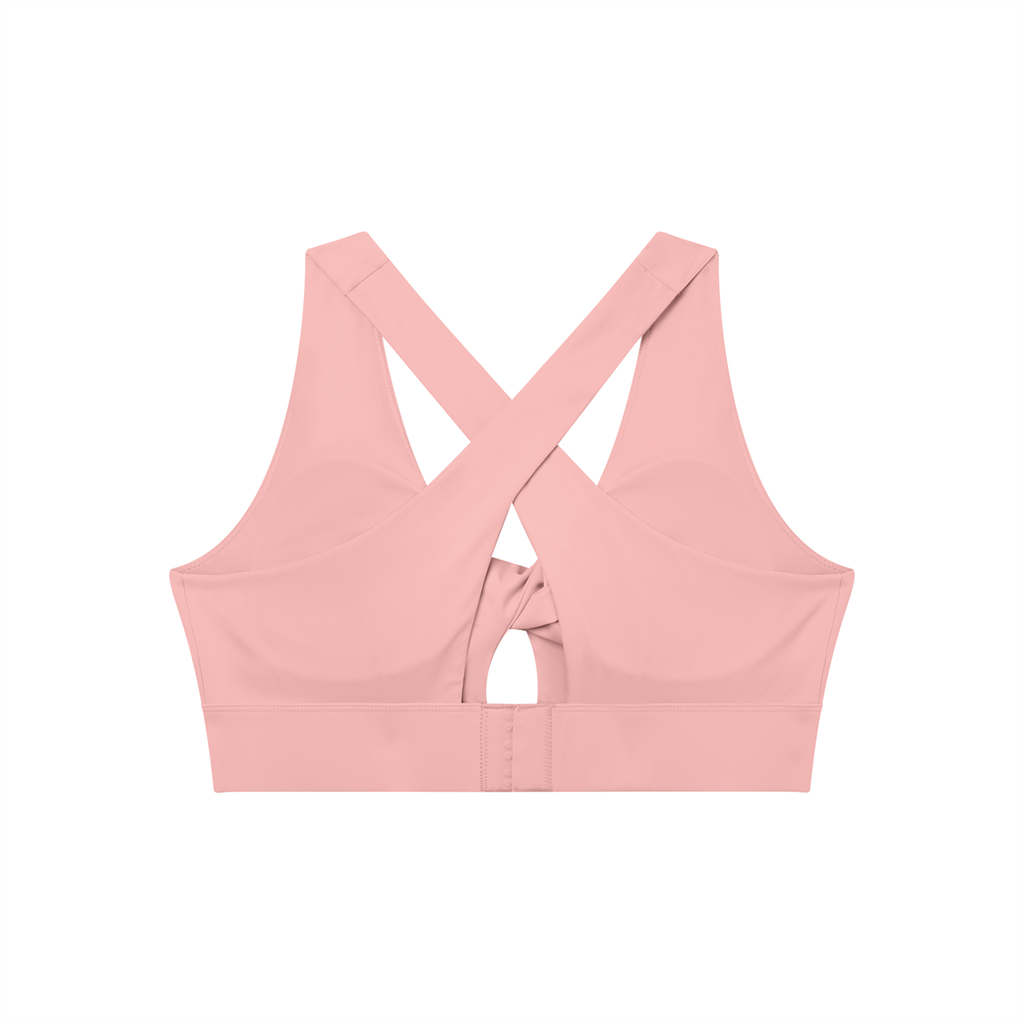 Martello Women's Twist Front V-Neck Sports Bra