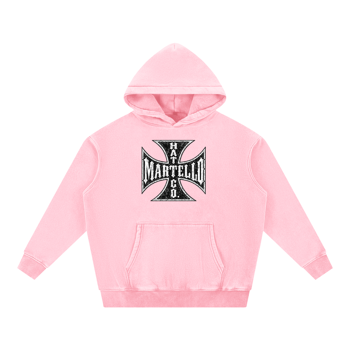 Martello Cross Fleece Oversize Hoodie