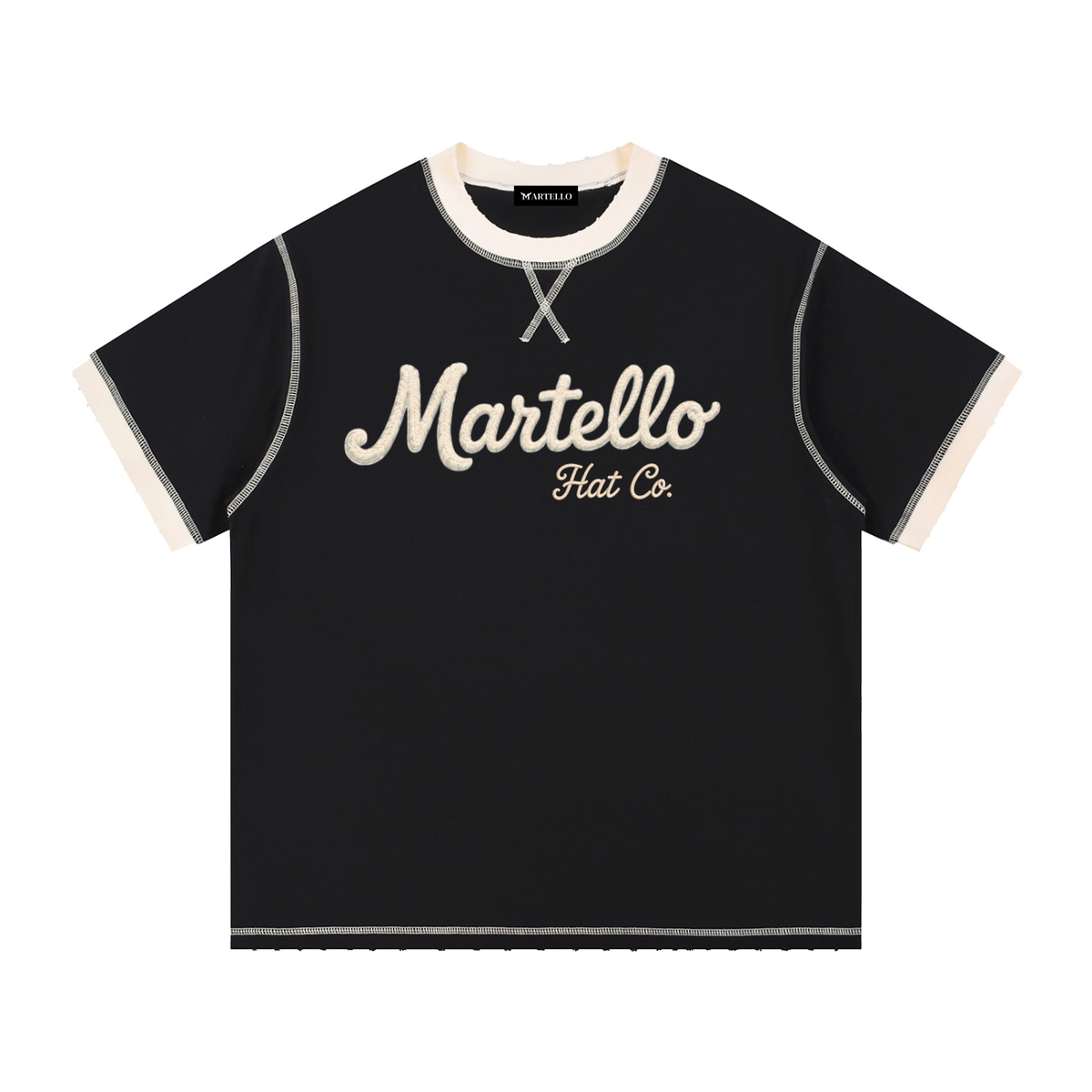 Martello Hat Co. Contrast-Stitched T-Shirt