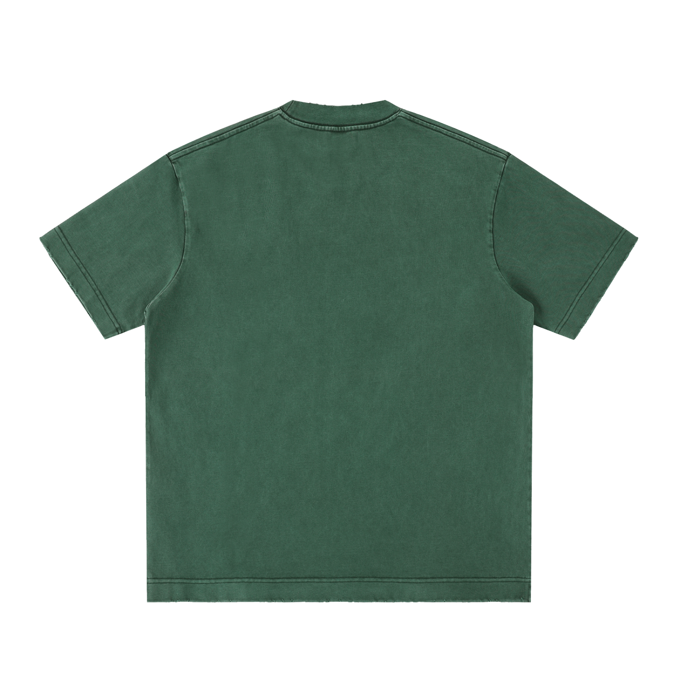 Martello Heavyweight Vintage Washed Frayed T-Shirt