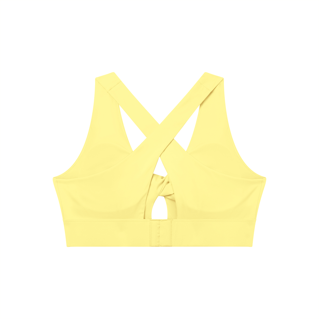 Martello Women's Twist Front V-Neck Sports Bra