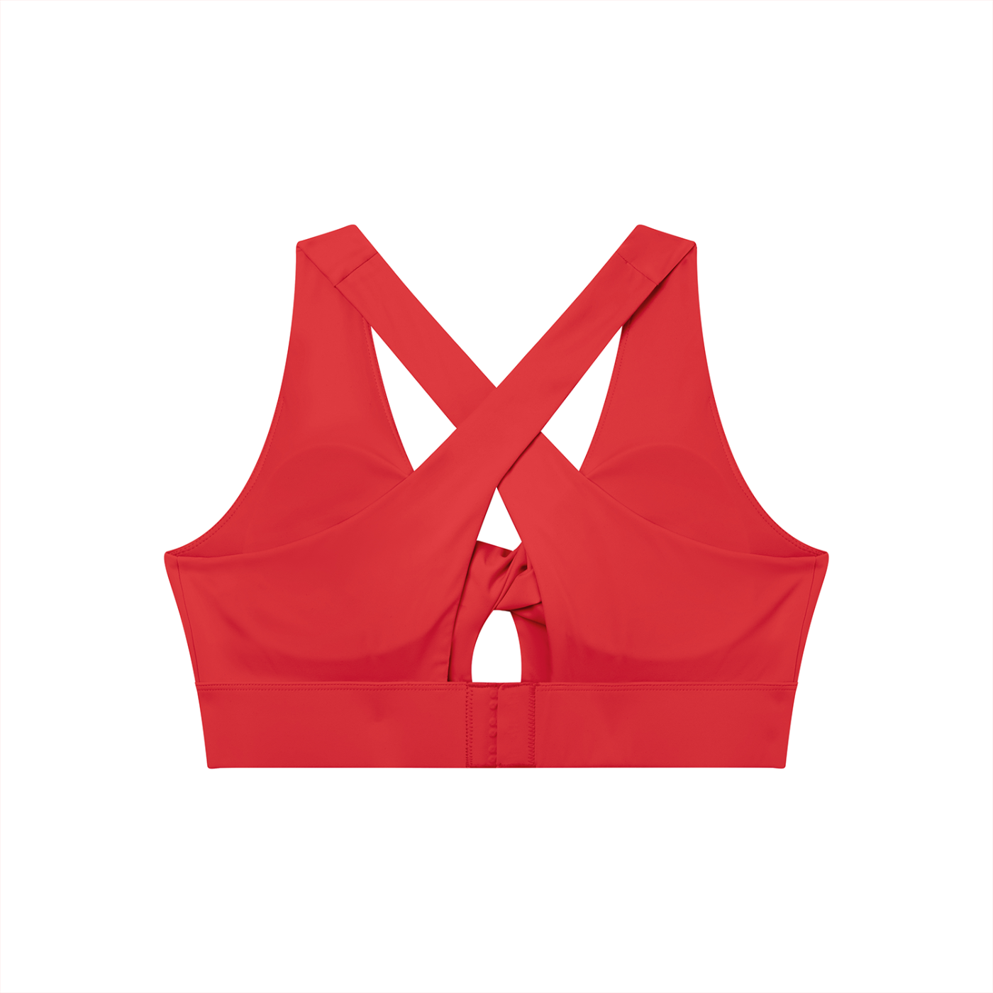 Martello Women's Twist Front V-Neck Sports Bra