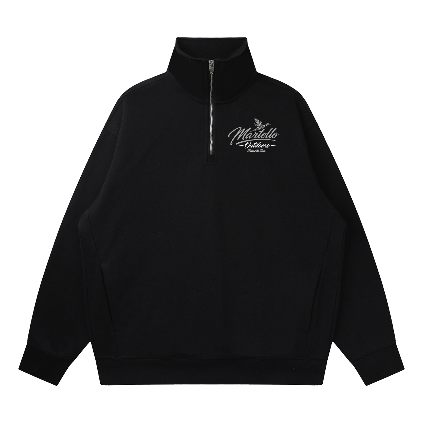 Martello Outdoors Quarter-Zip Drop Shoulder Sweatshirt