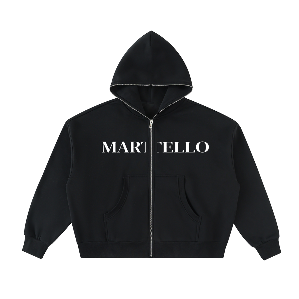 Martello Fleeced Full-Zip Hoodie