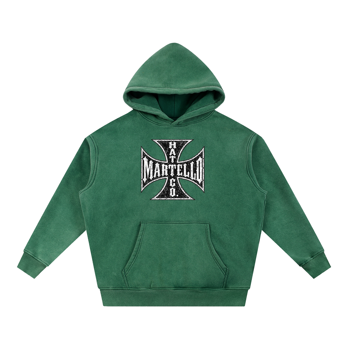Martello Cross Fleece Oversize Hoodie