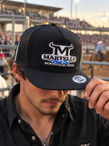 Black and Blue Martello Trucker