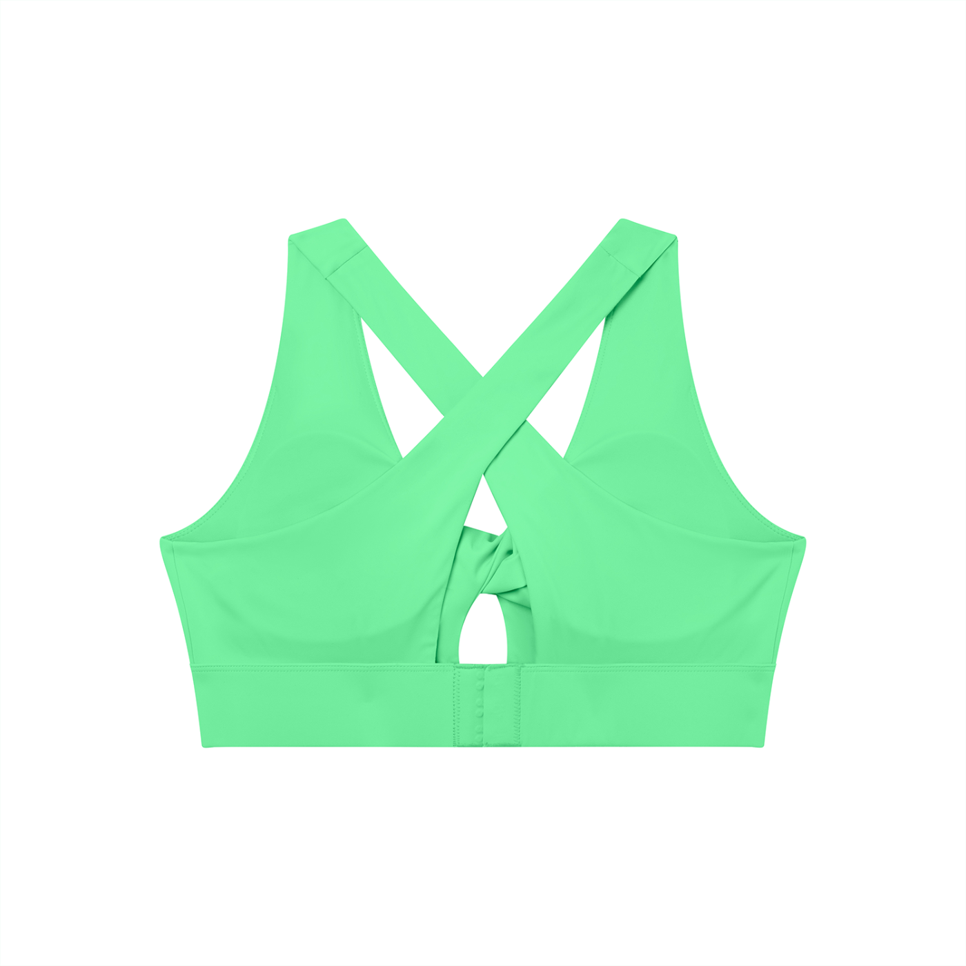 Martello Women's Twist Front V-Neck Sports Bra