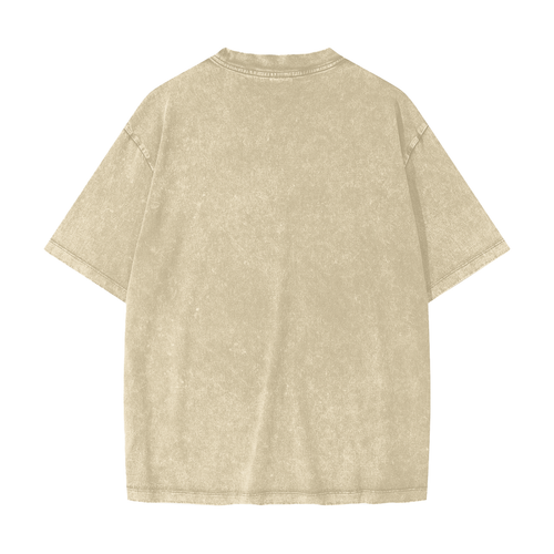 Martello Bull Skull Heavyweight Snow Washed T-Shirt